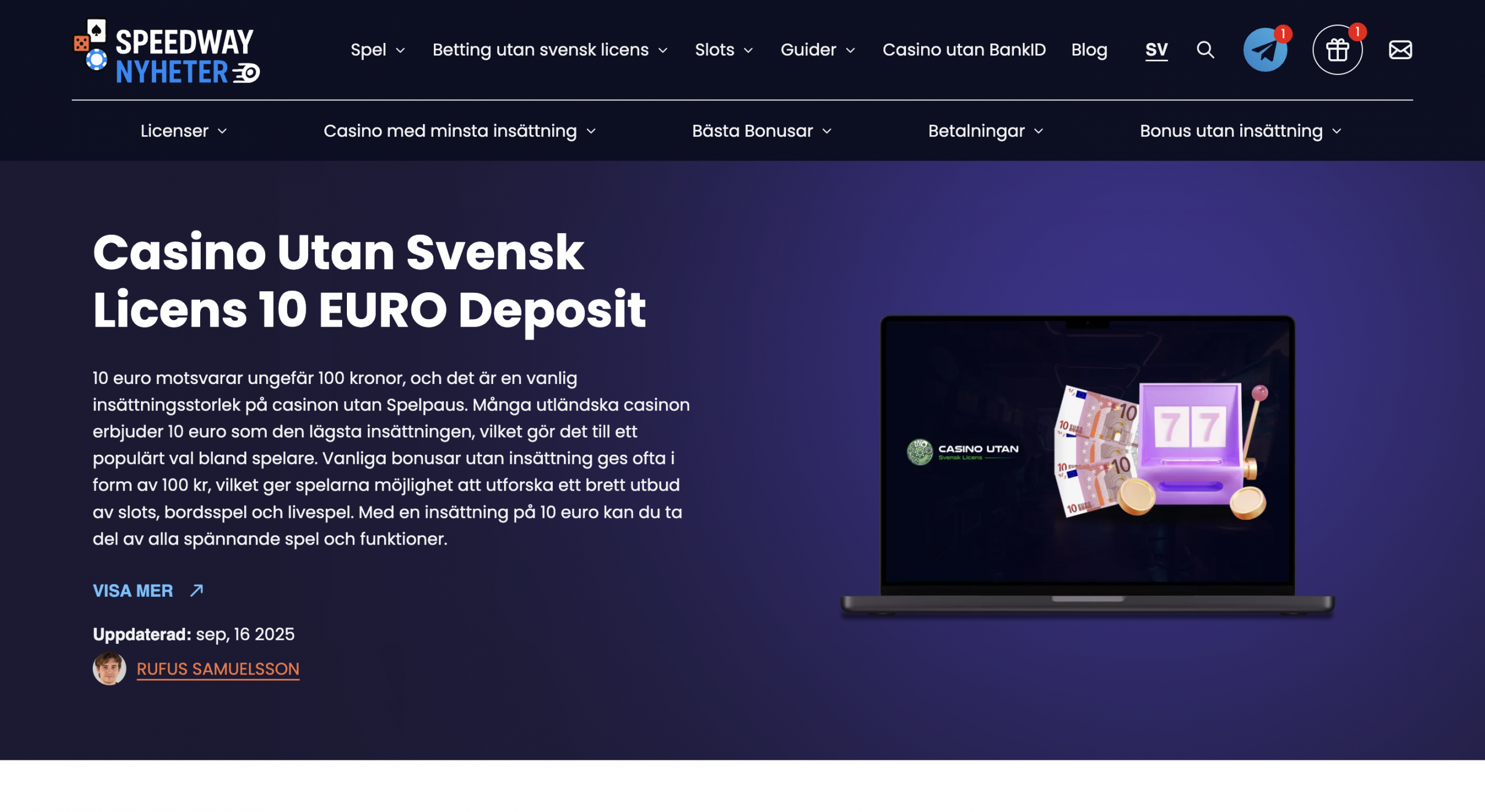 casinoutansvensklicens.io